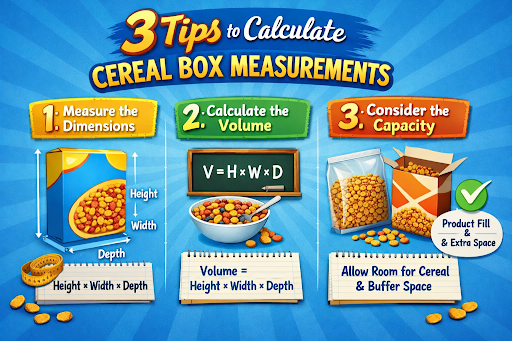 3 Tips to Calculate Cereal Box Measurements